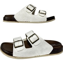 Witta Unisex Beyaz Ortopedik Terlik