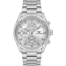 Ferro Gümüş Çelik Kordon Erkek Kol Saati FM11388A-A