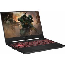 Asus Tuf Gaming A15 Ryzen 7 7435HS RTX 4050 Gaming Laptop 16GB RAM 512GB SSD 15.6" FHD 144Hz Win11 Home + Per4 Çanta FA507NURLP075P347
