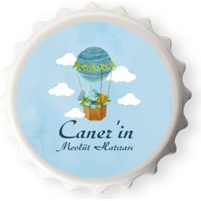 Kişiye Özel Bebek Mevlüt Hatırası Açacak Magnet 10 Adet