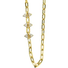 14 Ayar Altın Tasarım Kolye  -  0197967