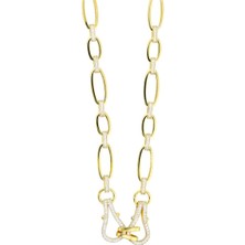14 Ayar Altın Tasarım Kolye  -  0194348