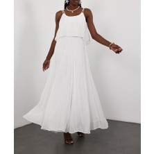 Piliseli Maxi Elbise