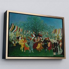 Altın Çerçeveli Henri Rousseau Bağımsızlığın 100. Yıl Kutlamaları Tablo