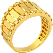 14 Ayar Altın Tasarım Yüzük  -  0194398