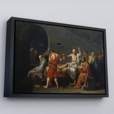 Siyah Çerçeveli Son Akşam Yemeği Leonardo Da Vinci Kanvas Tablo
