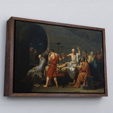Siyah Çerçeveli Son Akşam Yemeği Leonardo Da Vinci Kanvas Tablo
