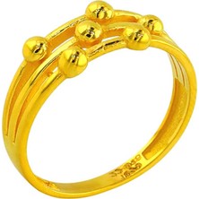 22 Ayar Altın Tasarım Yüzük  -  0194541