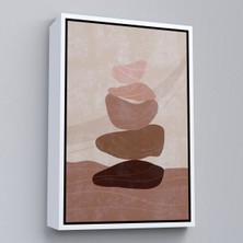 Beyaz Çerçeveli Çocuk Odası Sevimli Yavru Ayı Tablosu