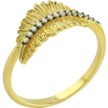 14 Ayar Altın Tasarım Yüzük  -  0197925