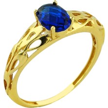 14 Ayar Altın Renkli Yüzük  -  0197792