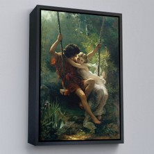 Siyah Çerçeveli Pierre Auguste Cot'ün Ilkbahar Adlı Tablosu