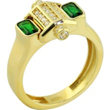 14 Ayar Altın Renkli Yüzük  -  0197909