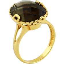 14 Ayar Altın Renkli Yüzük  -  0197780