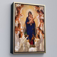 Çerçeveli Meryem ve Oğlu Isa Tablo - Jesus Christ -6450