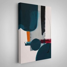 Mavi Tonlardaki Yağlıboya Görünümlü TABLO-7608