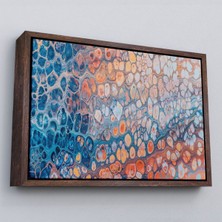 Çerçeveli Sanatsal Mozaik Cam Dekoratif Kanvas Duvar Tablosu, Renkli Mozaik Cam TABLO-5399
