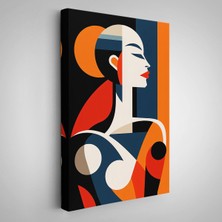 Vintage Güzel Kadın TABLOSU-7516