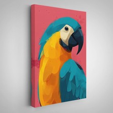 Renkli Ara Papağanı TABLO-7579