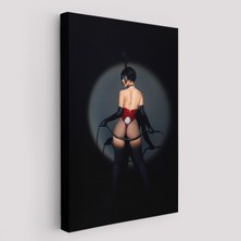 Vintage Iç Çamaşırı Yatak Odası Duvar TABLOSU-5267