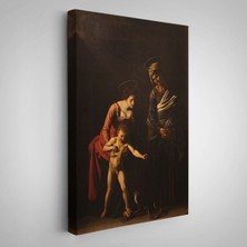 Caravaggio - Madonna ve Çocuk, Aziz Anne Ile TABLO-7359