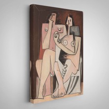 Pablo Picasso - Adam ve Kadın Soyut Tablosu - Homme Et FEMME-7329