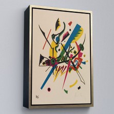 Çerçeveli Wassily Kandinsky - Küçük Dünyalar Tablosu - Small WORLDS-7495