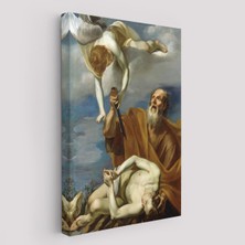 Ishak'ın Kurban Edilmesi, Orazio Riminaldi Kanvas TABLO-5290