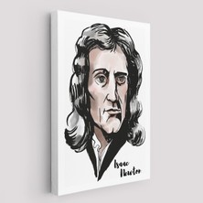 Isaac Newton Dekoratif Kanvas TABLO-5914