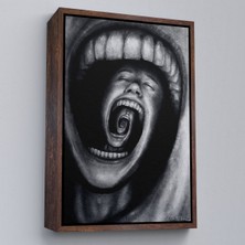 Çerçeveli Depresyon ve Ruh Sağlığı Sanatı Duvar Sanatı Kanvas TABLO-5223