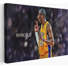 Kobe Bryant Invincible Black Mamba Kanvas TABLO-5086