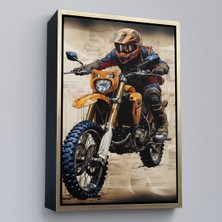 Çerçeveli Cros Motor Sürücüsü TABLOSU-7898