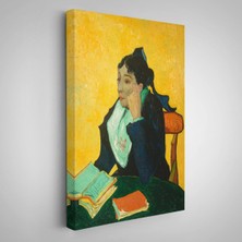 Vincent Van Gogh - Kitaplarla Madame Ginoux TABLOSU-7448
