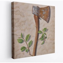 Çiçek Açan Batla Gerçeküstü Sanat Kanvas TABLO-5860
