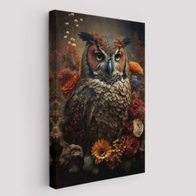 Baykuş Dekoratif Duvar TABLOSU-6485