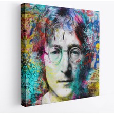 John Lennon Sokak Sanatı Kanvas Tablo Street ART-5890