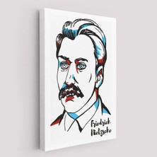 Friedrich Nietzsche Dekoratif Kanvas TABLO-5920
