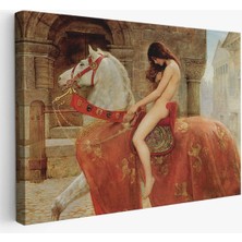 Lady Godiva'in John Collier Duvar TABLOSU-6647