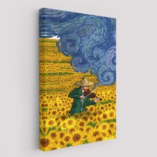 Vincent Van Gogh Temalı Illüstrasyon TABLOSU-6361