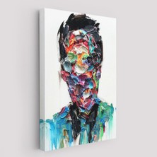 Soyut Erkek Portresi Yağlıboya Görünümlü DUVARTABLOSU-6320