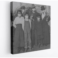 1918 Ispanyol Gribi Krizi, Maskeli Kedi, Kanvas TABLO-5328