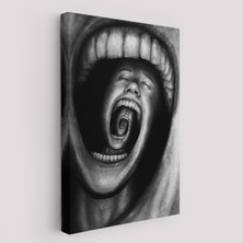 Depresyon ve Ruh Sağlığı Sanatı Duvar Sanatı Kanvas TABLO-5223