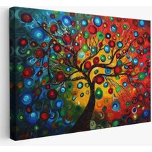 Sürreal Ağaçtaki Renkler Senfonisi TABLOSU-6625