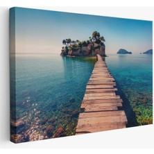 Zakinthos Adası Yunaniztan Dekoratif Kanvas Duvar TABLOSU-3584