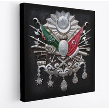 Osmanlı Tuğrası Dekoratif Kanvas TABLO-5803