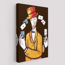 Kumarbaz Adam Dekoratif Duvar TABLOSU-6443