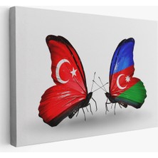 Azerbaycan Türkiye Dekoratif Kanvas TABLO-6501