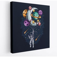 Ay ve Gezegenler Ile Uçan Astronot TABLO-5097