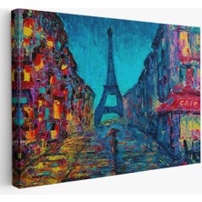 Fransa Paris Sokakları Duvar TABLOSU-1219