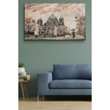 Berlin Sephora Katedrali Yağlıboya Görünüm Dekoratif Kanvas Duvar Tablosu